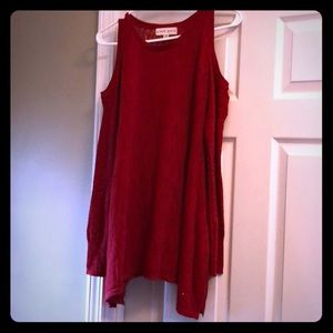 New long sweater - Open Shoulder
